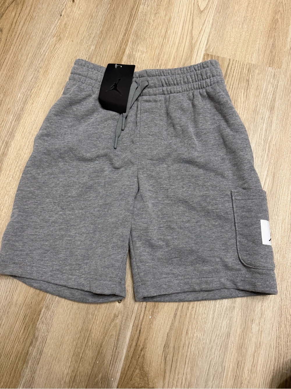 Jordan Boy’s Gray Fleece Cargo Shorts
